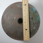 WWII Captured Soviet Japanese Brass 152mm 6in Howitzer Shell Casing Base Historical Relic (image for) WWII Captured Soviet Japanese Brass 152mm 6in Howitzer Shell Casing Base Historical Relic